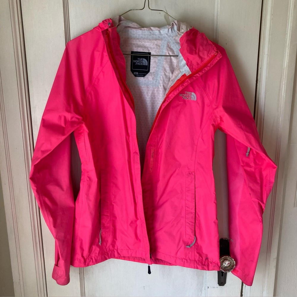 North Face Rain Jacket Womens Hot Pink Size Small